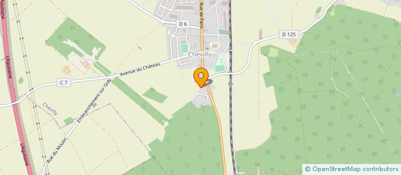 localisation de l'entreprise FERME DE LA POSTE AUX CHEVAUX à CHEVILLY