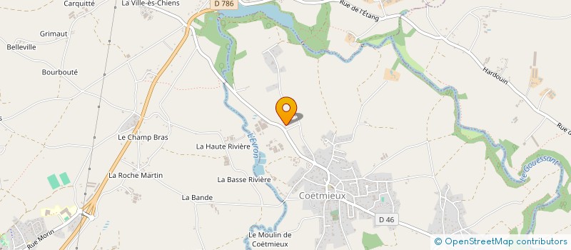 localisation de l'entreprise FERME DE LA ROSETTE  COETMIEUX