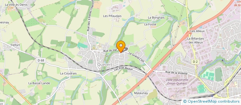 localisation de l'entreprise FERME DE LA TOUCHE à LANVALLAY