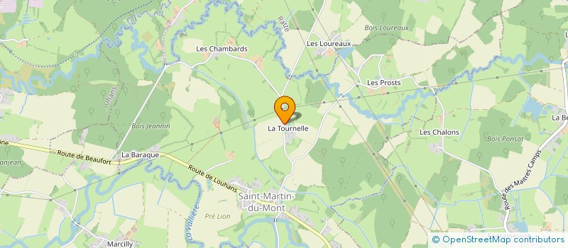 localisation de l'entreprise FERME DE LA TOURNELLE à SAINT-MARTIN-DU-MONT