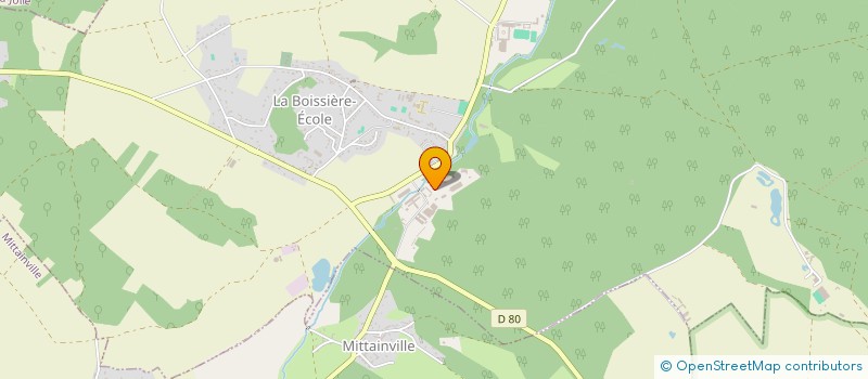 localisation de l'entreprise FERME DE LA TREMBLAYE à LA BOISSIERE-ECOLE