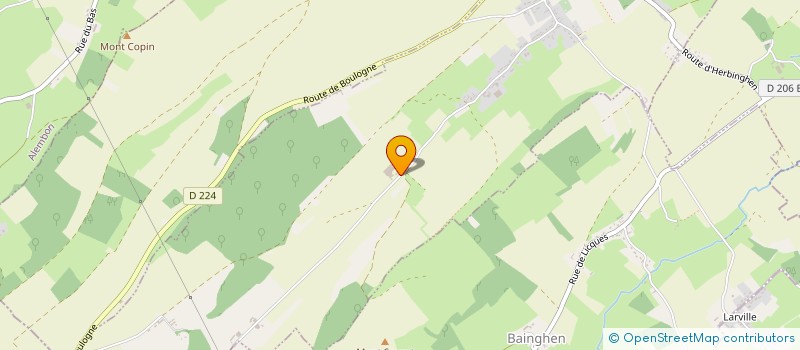 localisation de l'entreprise FERME DE LA VALLEE  HERBINGHEN