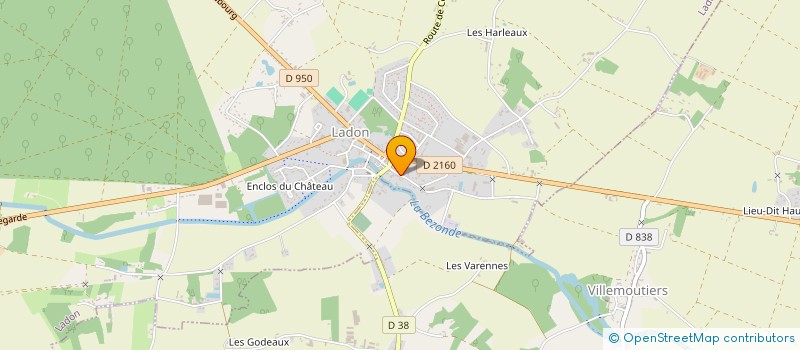 localisation de l'entreprise FERME DE LA VERGNE  LADON