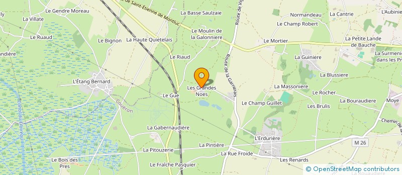 localisation de l'entreprise FERME DE LA VINAUDIERE à COUERON