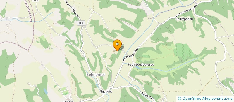 localisation de l'entreprise FERME DE LASPEYRIERES  MONTCUQ-EN-QUERCY-BLANC