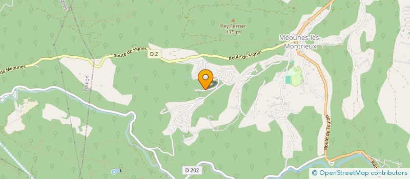 localisation de l'entreprise FERME DE LOULOU  MEOUNES-LES-MONTRIEUX