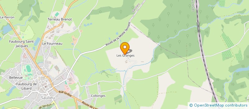 localisation de l'entreprise FERME DE MONTAPONS  SAULIEU