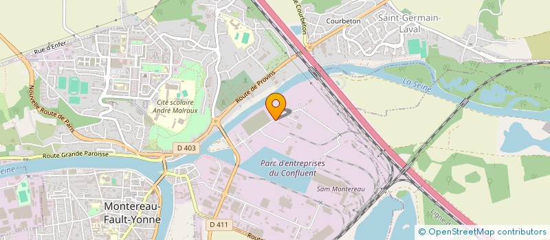 localisation de l'entreprise FERME DE MONTEREAU à MONTEREAU-FAULT-YONNE