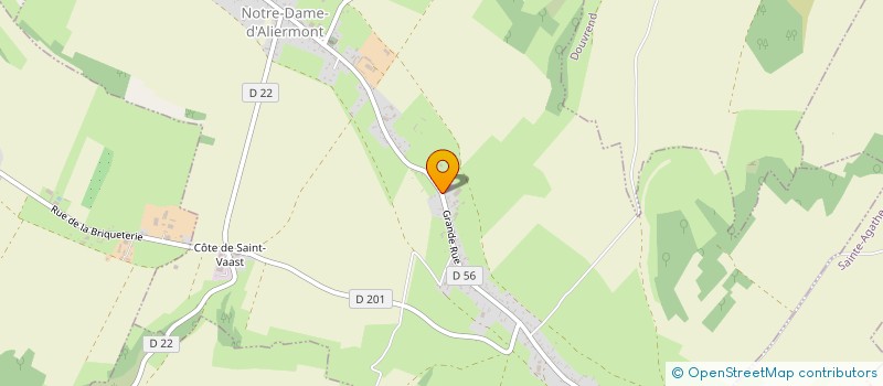 localisation de l'entreprise FERME DE NOTRE DAME  NOTRE-DAME-D'ALIERMONT