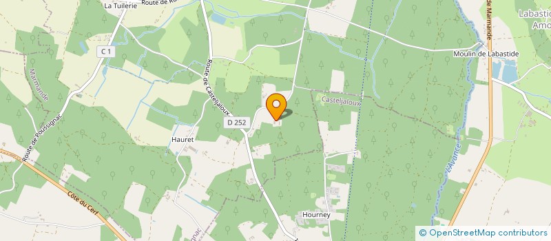 localisation de l'entreprise FERME DE NOUS  POUSSIGNAC