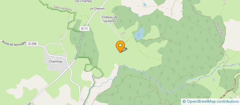 localisation de l'entreprise FERME DE SAULIERES  SAINT-PEREUSE