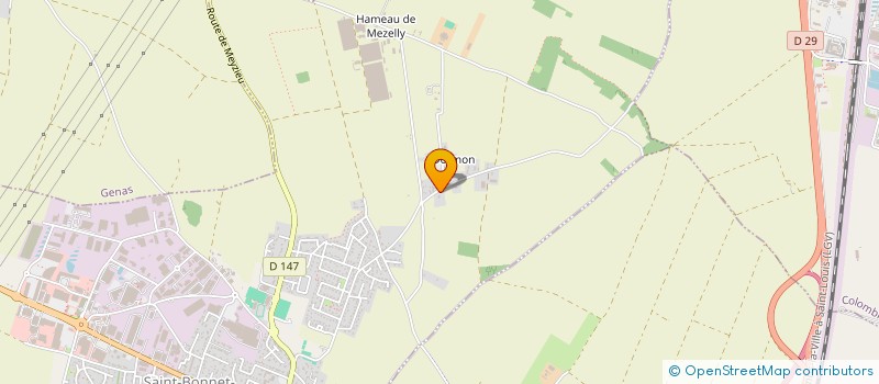 localisation de l'entreprise FERME DE SAVOYE  SAINT-PIERRE-DE-CHANDIEU