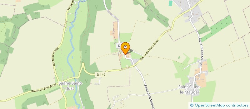 localisation de l'entreprise FERME DE ST JUST  SAINT-OUEN-LE-MAUGER