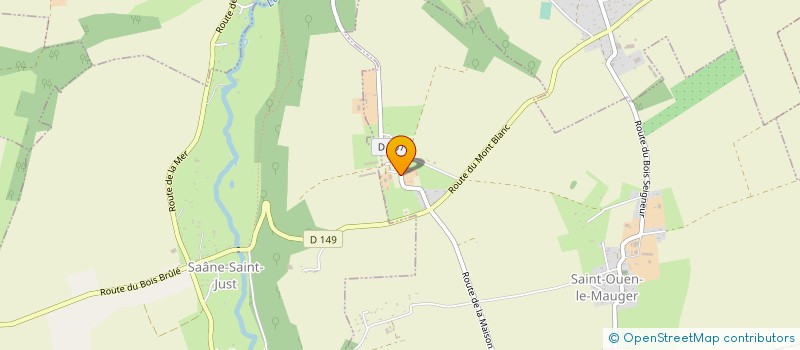 localisation de l'entreprise FERME DE ST OUEN  SAINT-OUEN-LE-MAUGER