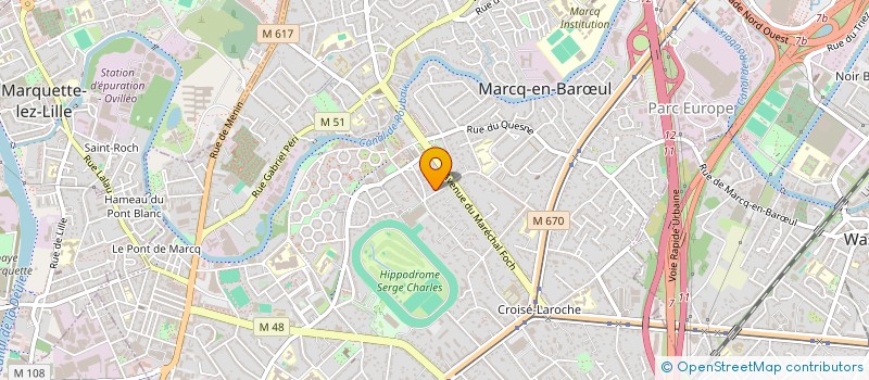 localisation de l'entreprise FERME DE STE ISABELLE à MARCQ-EN-BARŒUL