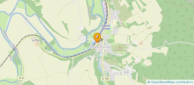 localisation de l'entreprise FERME DE VAULABELLE  CHATEL-CENSOIR