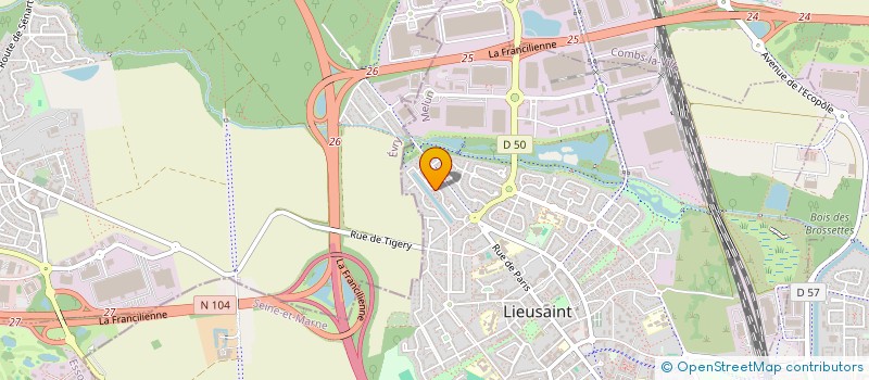 localisation de l'entreprise FERME DE VILLEPECLE II  LIEUSAINT