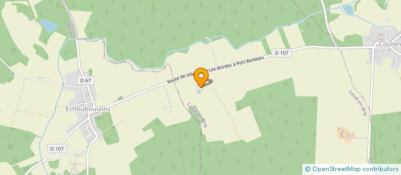 localisation de l'entreprise FERME DE VILLIERS  SALINS