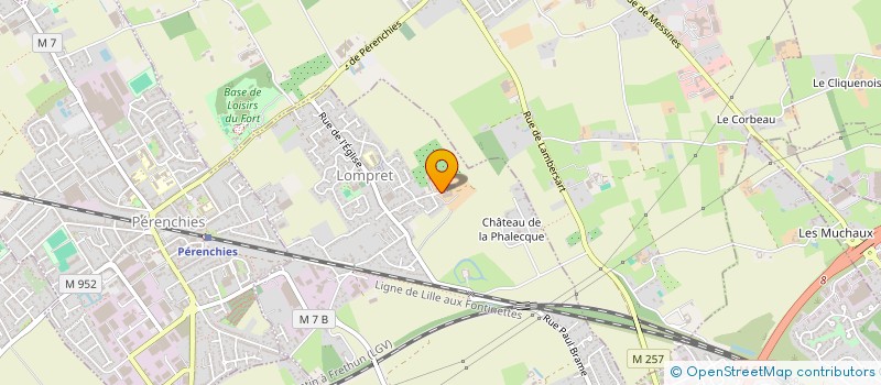 localisation de l'entreprise FERME DELATTRE  LOMPRET