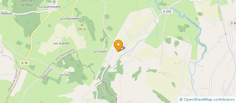 localisation de l'entreprise FERME DES BILOUS  VIRE-NORMANDIE