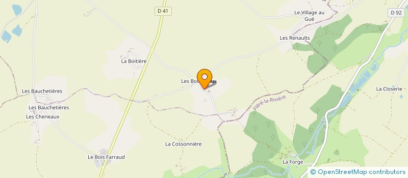 localisation de l'entreprise FERME DES BOURDEAUX à VERNEUIL-SUR-INDRE