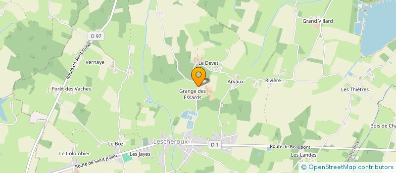 localisation de l'entreprise FERME DES BRUYERES à LESCHEROUX