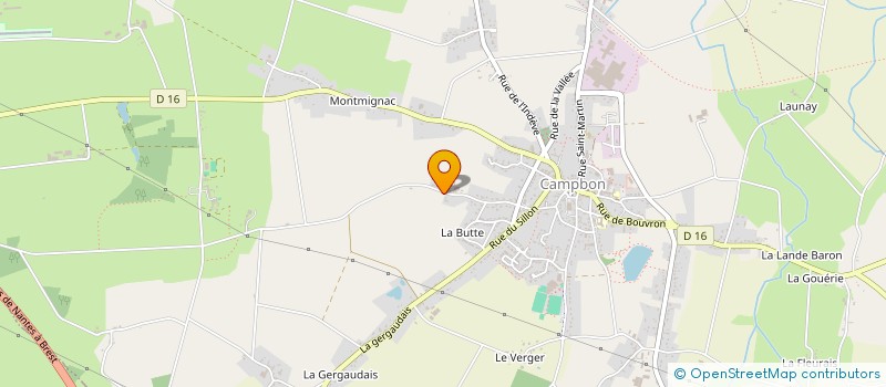 localisation de l'entreprise FERME DES COCHONS DU SILLON à CAMPBON