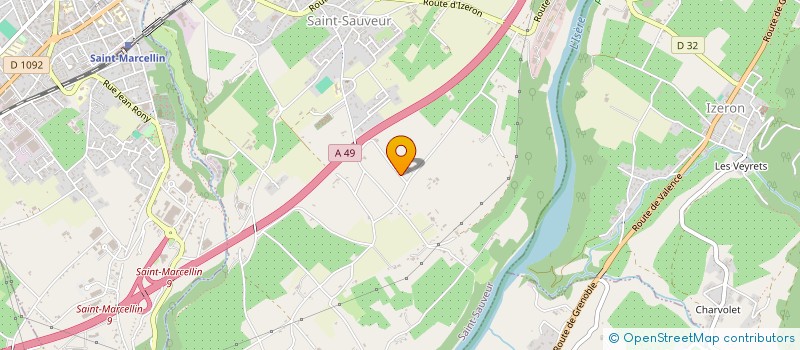 localisation de l'entreprise FERME DES COMBEAUX  SAINT-SAUVEUR