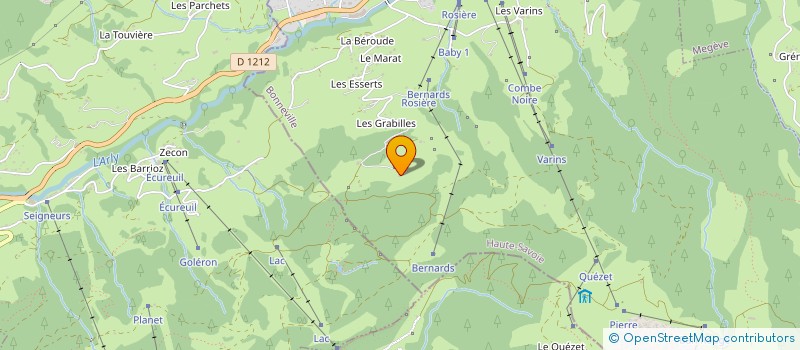 localisation de l'entreprise FERME DES EVETTES  PRAZ-SUR-ARLY