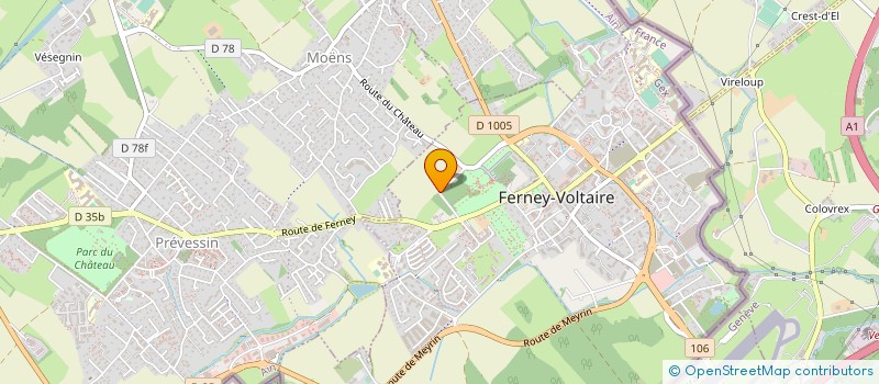 localisation de l'entreprise FERME DES GRANGES à FERNEY-VOLTAIRE