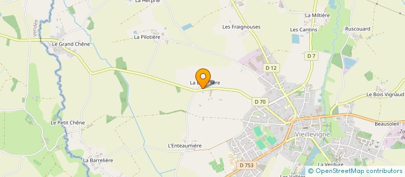 localisation de l'entreprise FERME DES HIRONDELLES à VIEILLEVIGNE