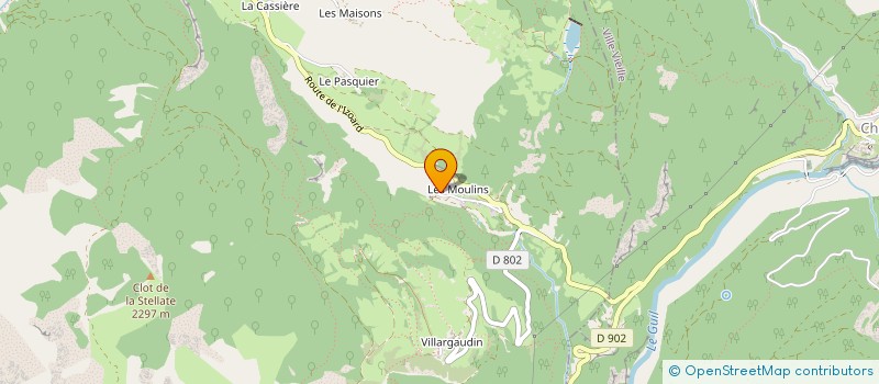 localisation de l'entreprise FERME DES MOULINS  ARVIEUX