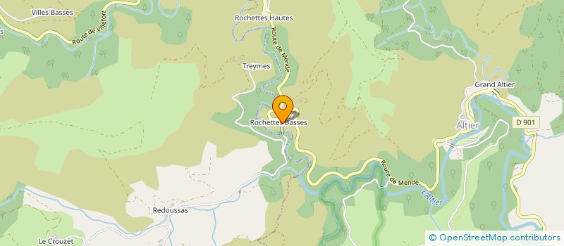 localisation de l'entreprise FERME DES MOULINS  ALTIER