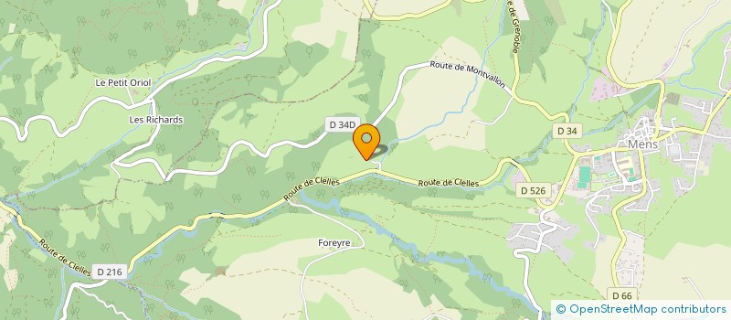 localisation de l'entreprise FERME DES PLANTAS  MENS