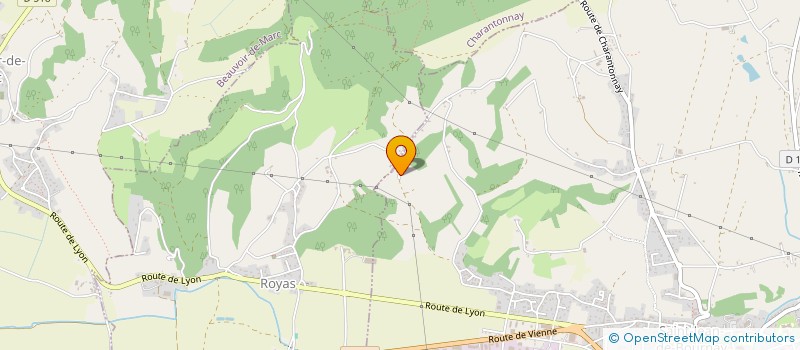 localisation de l'entreprise FERME DES PLATANES  SAINT-JEAN-DE-BOURNAY