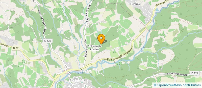 localisation de l'entreprise FERME DES PRADINES  GRAMBOIS