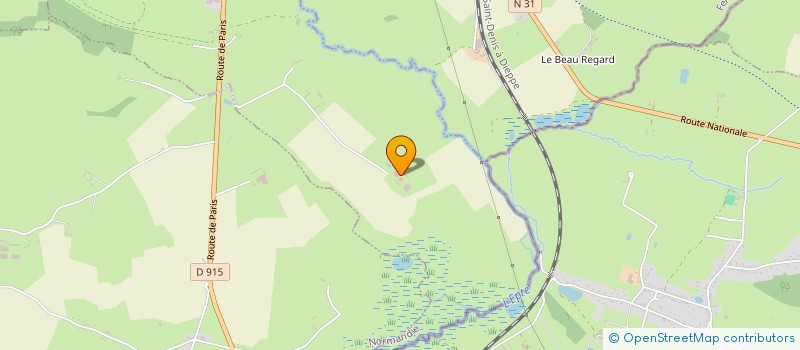 localisation de l'entreprise FERME DES PRAIRIES FLEURIES  GOURNAY-EN-BRAY