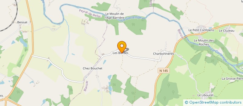 localisation de l'entreprise FERME DES VIEUX CHENES à BLANZAC