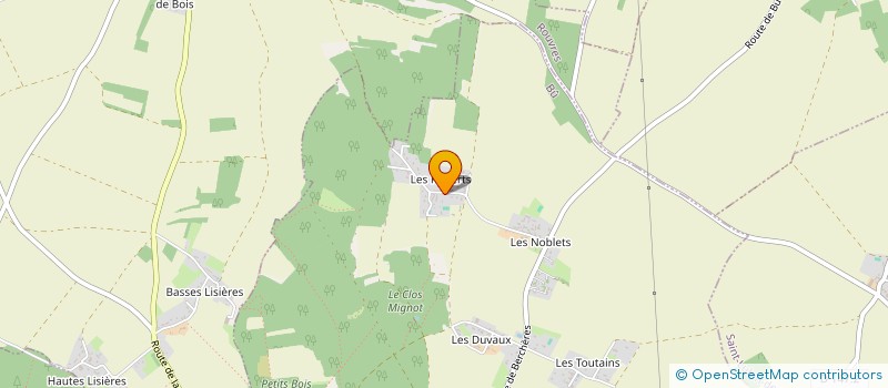 localisation de l'entreprise FERME DES VIGNES DE BU à BU