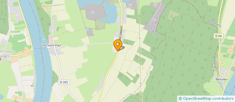 localisation de l'entreprise FERME DROUET  YVILLE-SUR-SEINE