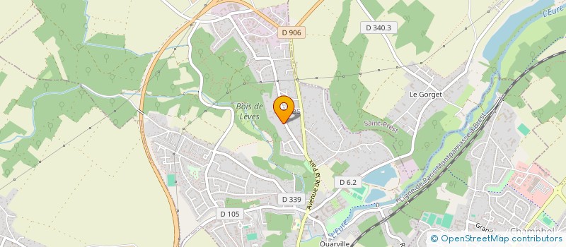 localisation de l'entreprise FERME DU BOIS DE LEVES à LEVES