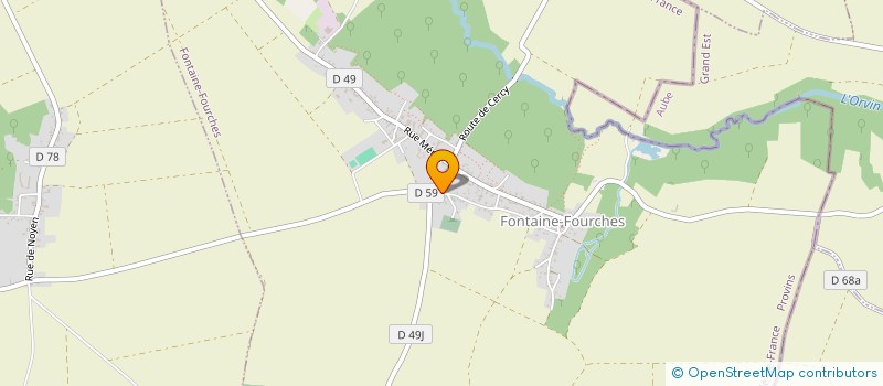 localisation de l'entreprise FERME DU CALVAIRE à FONTAINE-FOURCHES