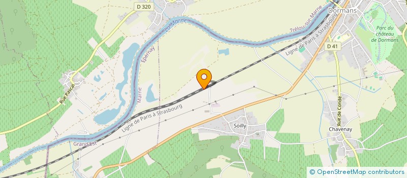 localisation de l'entreprise FERME DU CHEMIN  ANTHENAY