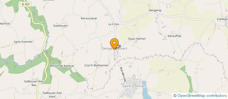 localisation de l'entreprise FERME DU CLOITRE à SENVEN-LEHART