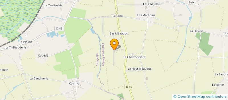 localisation de l'entreprise FERME DU CLOS CHENY  GUEMENE-PENFAO