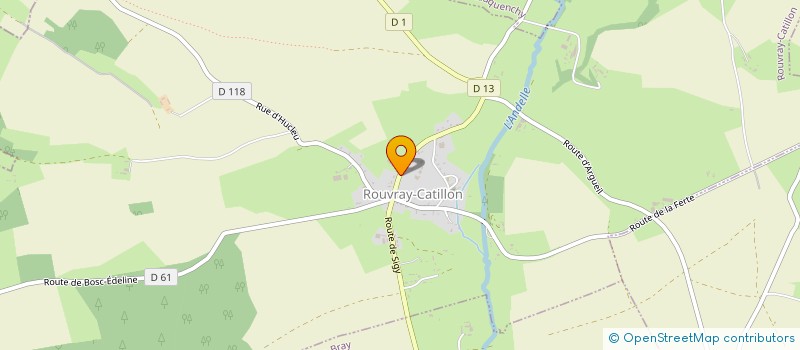 localisation de l'entreprise FERME DU FONTENIL  ROUVRAY-CATILLON