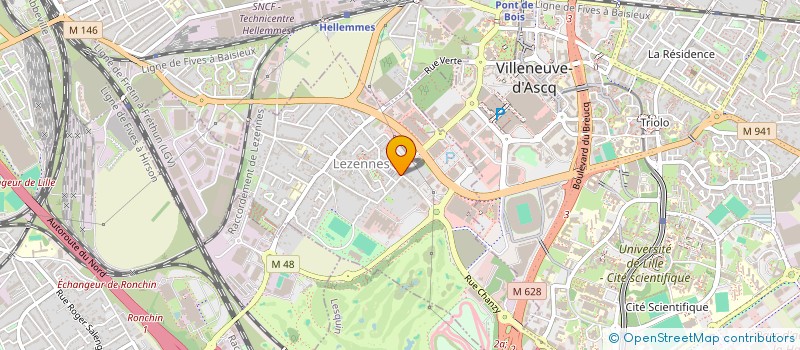 localisation de l'entreprise FERME DU FORT  LEZENNES