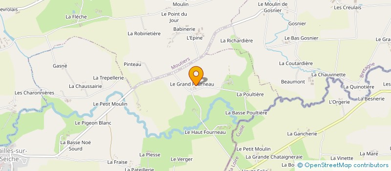 localisation de l'entreprise FERME DU GRAND FOURNEAU à AVAILLES-SUR-SEICHE