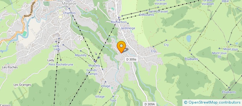 localisation de l'entreprise FERME DU MAZ à MEGEVE