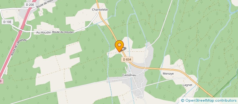localisation de l'entreprise FERME DU MENAN FLEURS ET SERVICES à SAUGNAC-ET-MURET
